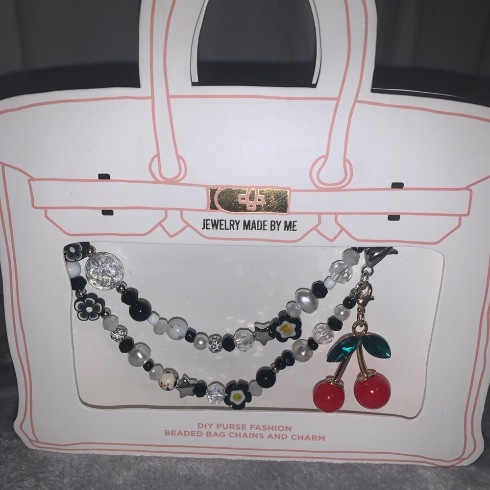 🔥NEW- DIY PURSE FASHION BEADED BAG CHAIN AND CHARMS - Picture 6 of 8